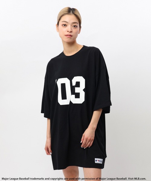 BACK TO THE FIELD tシャツ 「MLB」ナンバリングロゴT