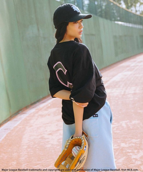 tシャツ 「MLB」ナンバリングロゴT レディース メンズ BACK TO THE FIELD tシャツ 「MLB」ナンバリングロゴT