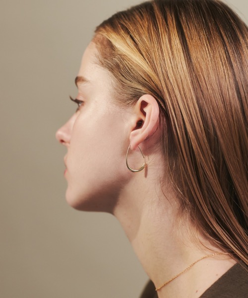 ciite' ピアス シズクフープピアス (両耳用) レディース メンズ