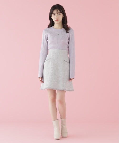 「JILL by JILL STUART」 長袖ニット FREE ベージュ レディース JILL by STUART 「JILL STUART」 長袖ニット FREE ベージュ