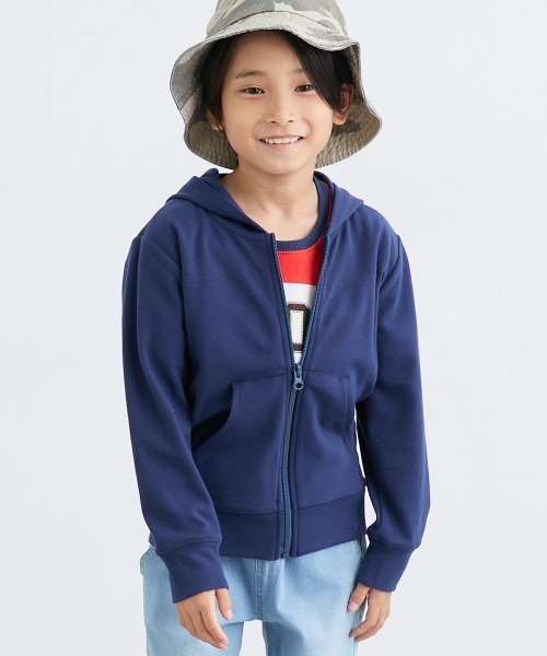 パーカー 色が選べる♪ストレッチジップアップパーカー（男の子