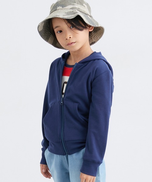 パーカー 色が選べる♪ストレッチジップアップパーカー（男の子