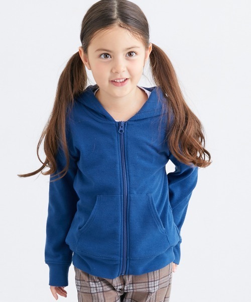 パーカー 色が選べる♪ストレッチジップアップパーカー キッズ 子供服