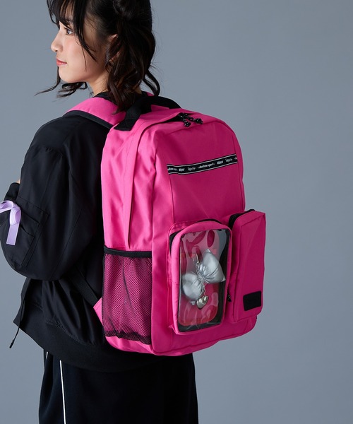 BISKEE リュック 「BISKEE」クリアポケット付きデイバッグ19L/リュック