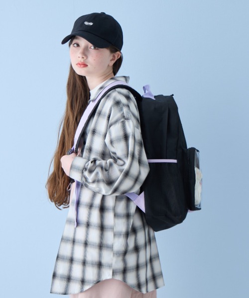 BISKEE リュック 「BISKEE」クリアポケット付きデイバッグ19L/リュック