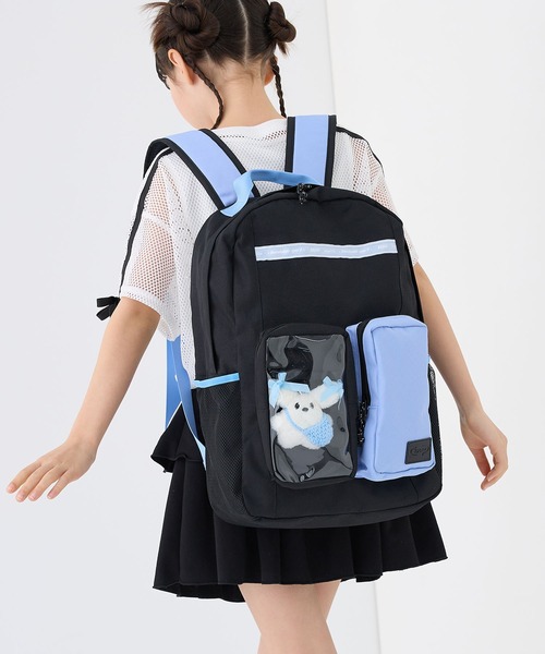 BISKEE リュック 「BISKEE」クリアポケット付きデイバッグ19L/リュック
