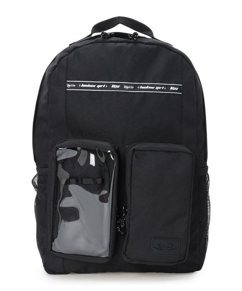 BISKEE リュック 「BISKEE」クリアポケット付きデイバッグ19L/リュック
