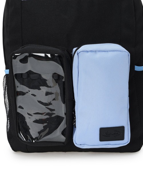 BISKEE リュック 「BISKEE」クリアポケット付きデイバッグ19L/リュック