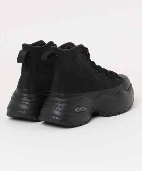 国内配送 CONVERSE LEATHER ALL STAR (R) SURGETRAINER HI BLACK LEATHER ALL STAR Ⓡ SURGETRAINER HI / レザー オールスター