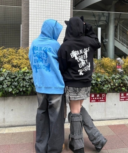 OY パーカー 「OY/オーワイ」 PLAYFUL ODOLLY EAR HOODIE ZIP UP