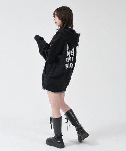 お客♡オーダー OY パーカー 「OY/オーワイ」 PLAYFUL ODOLLY EAR HOODIE ZIP UP