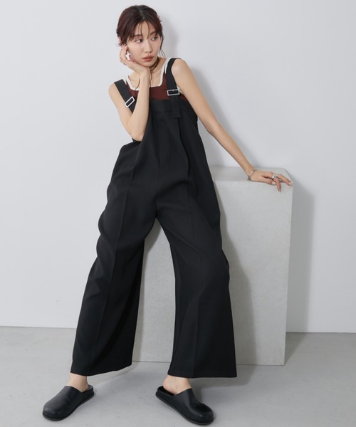 Auntie Rosa Holiday サロペット オーバーオール タックワイド