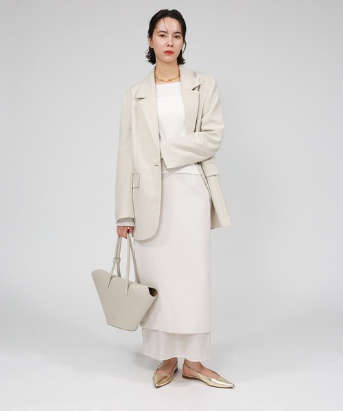 KAGAMI　BABYLONE ベージュ テーラードジャケット F BABYLONE（バビロン） ジャケット テーラードジャケット ドライツイル