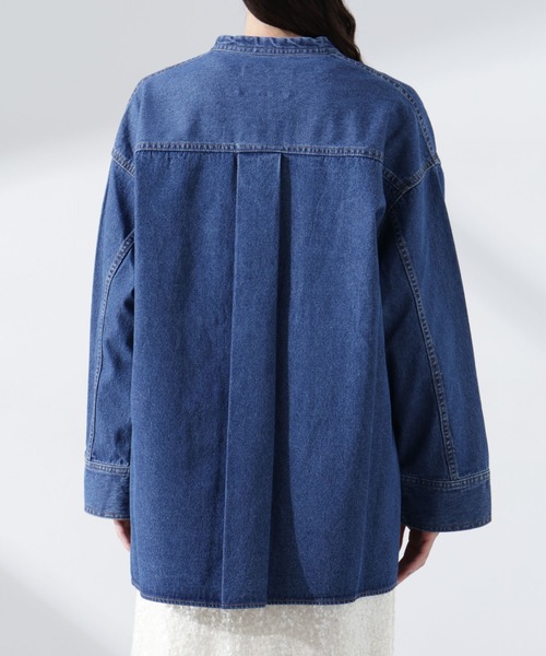 NANO universe（ナノ・ユニバース） デニムポケットプルオーバー