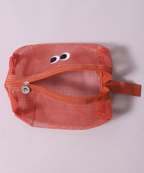メッシュポーチ　ストラップ Pochi Pouch ポーチ Pouch/ストラップ付き メッシュ ジップ