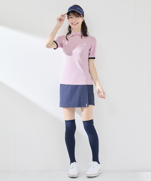 【JUN & ROPE】レディースゴルフウェア　ポロシャツとスカート上下セット ジュン＆ロぺ(JUN & ROPE')人気のゴルフアイテム ｜ レディース