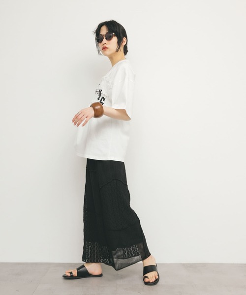 tシャツ シャーリングリメイクTEE レディース KBF tシャツ シャーリングリメイクTEE レディース : ZOZOTOWN