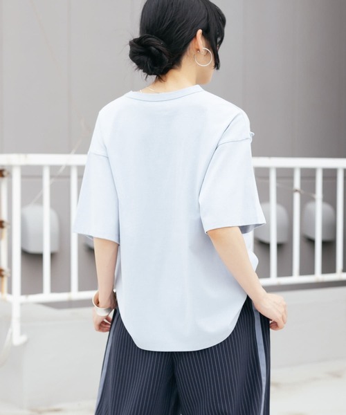 tシャツ シャーリングリメイクTEE レディース KBF tシャツ シャーリングリメイクTEE レディース : ZOZOTOWN