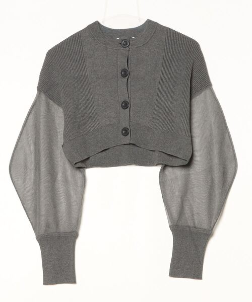 アンスリード】レイヤードミックスデザインニット 長袖 38 マルチ