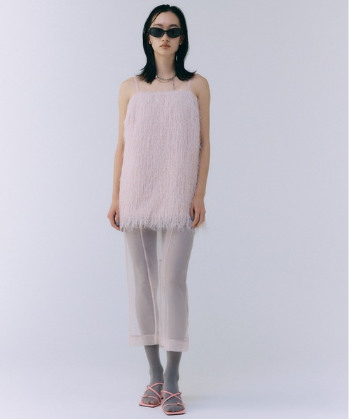 JOSE MOON（ジョゼムーン） ワンピース FRINGE BOXY CAMIDRESS