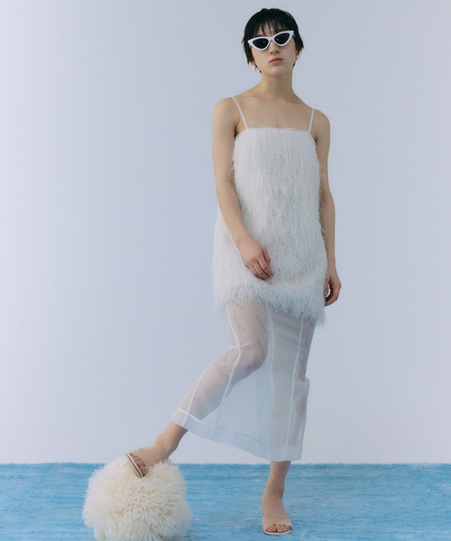 JOSE MOON（ジョゼムーン） ワンピース FRINGE BOXY CAMIDRESS