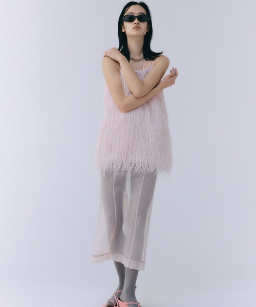 JOSE MOON（ジョゼムーン） ワンピース FRINGE BOXY CAMIDRESS