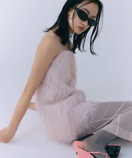 JOSE MOON（ジョゼムーン） ワンピース FRINGE BOXY CAMIDRESS