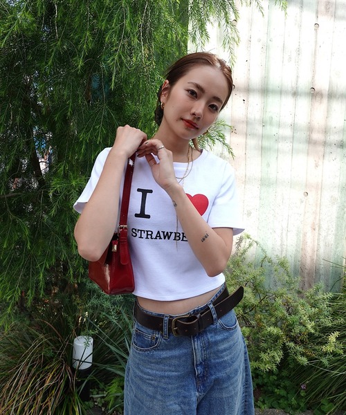 TEEN BOOP tシャツ I LOVE ロゴTee レディース : ZOZOTOWN Yahoo!店