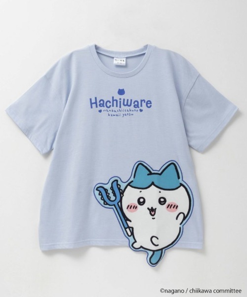 ちいかわTシャツ まとめ売り ちいかわ ハチワレ うさぎ ちいかわらんど tシャツ ハチワレ/うさぎ/ちいかわ アップリケ半袖Tシャツ