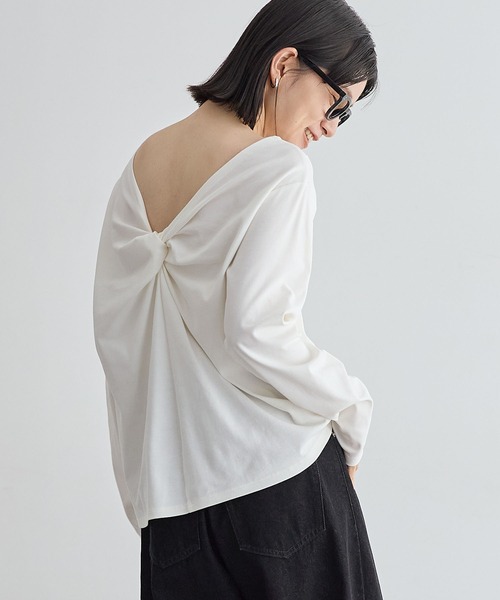 tシャツ バックツイストロンT「サスティナブル」 レディース