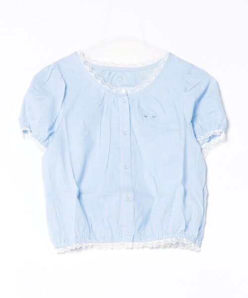ブラウス シャツ TRIPLE HEART BLOUSE/トリプルハートブラウス レディース hugi ブラウス シャツ TRIPLE HEART BLOUSE/トリプルハート