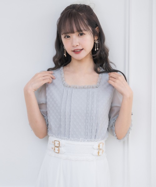 Roger新品タグ付きトップス Roger&Raw tシャツ リブワンショルダートップス レディース