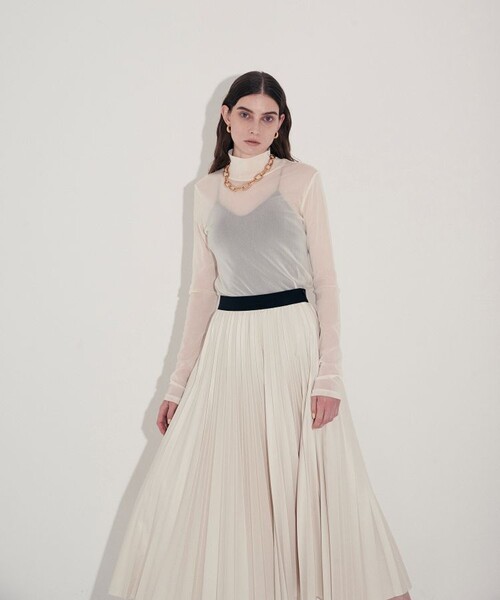 「CITY」 プリーツスカート 1 ブラック レディース_画像2