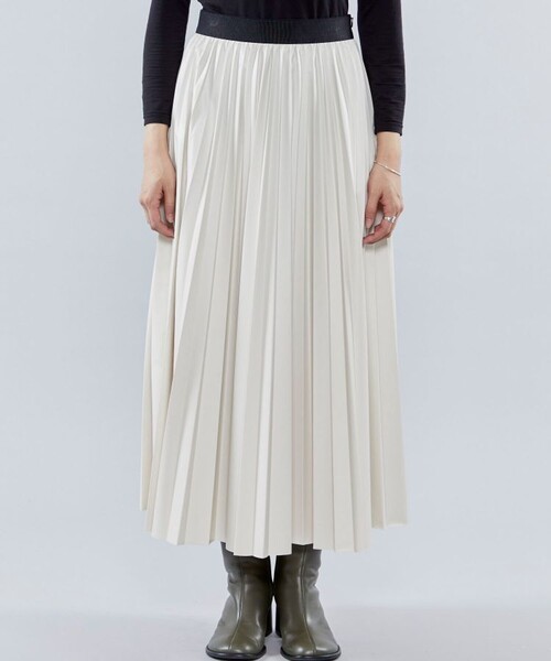 「CITY」 プリーツスカート 1 ブラック レディース_画像7