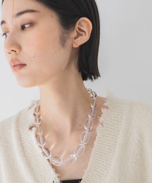 JEANASIS ネックレス BIGビーズネックレス/414132 レディース