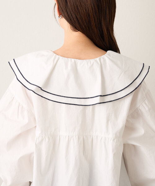 Kastane B ダブルカラーチュニック Kastane チュニック B ダブルカラーチュニック : ZOZOTOWN Yahoo