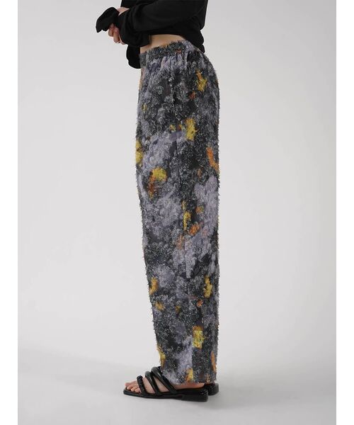 【muu⭐︎様お取置き】Cut Jacquard pants offwhite パンツ CUT JACQUARD NUANCE PRINT PANTS レディース : ZOZOTOWN