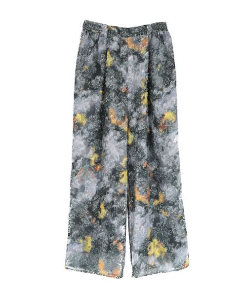 【muu⭐︎様お取置き】Cut Jacquard pants offwhite パンツ CUT JACQUARD NUANCE PRINT PANTS レディース : ZOZOTOWN