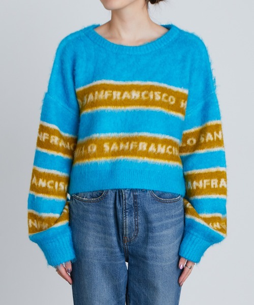 「HELLO.SANFRANCISCO」 長袖ニット ONE SIZE アイボリー レディース_画像5