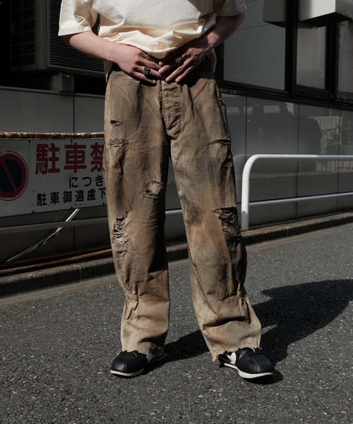 パンツ NAM ナム / BELLOWS TROUSERS ZOMBIE メンズの画像