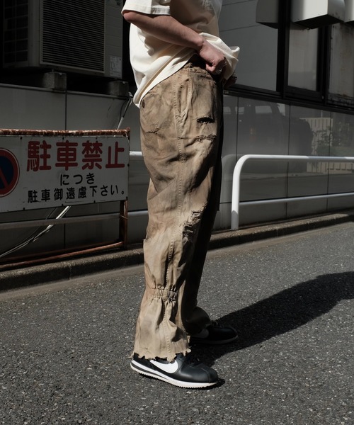 パンツ NAM ナム / BELLOWS TROUSERS ZOMBIE メンズの画像