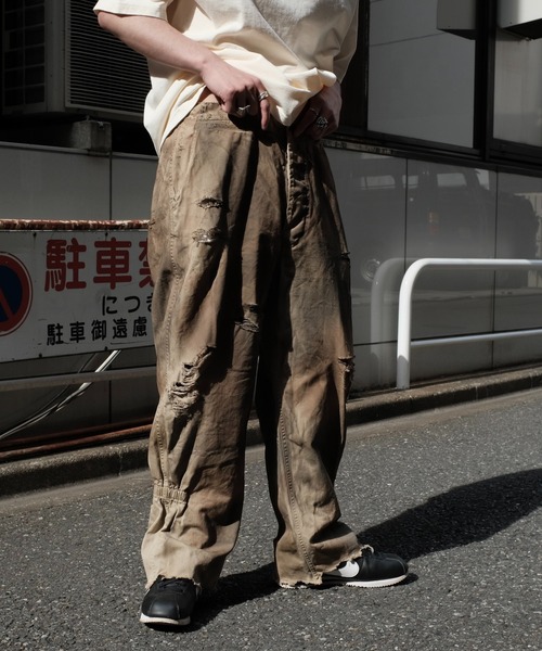 パンツ NAM ナム / BELLOWS TROUSERS ZOMBIE メンズの画像