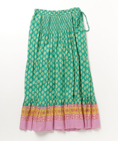 SHIPS 「SHIPS」 フレアスカート ONE SIZE グリーン レディース  