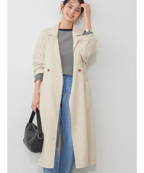 「AMERICAN HOLIC」 トレンチコート M ベージュ レディース