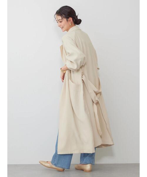 「AMERICAN HOLIC」 トレンチコート M ベージュ レディース
