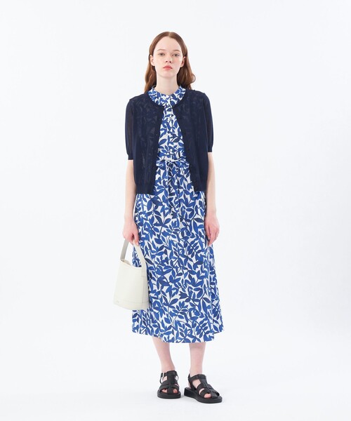 カーディガン 「Heavenly Sheer Knit」 ハーフスリーブカーディガン レディース MACKINTOSH PHILOSOPHY カーディガン 「Heavenly Sheer Knit