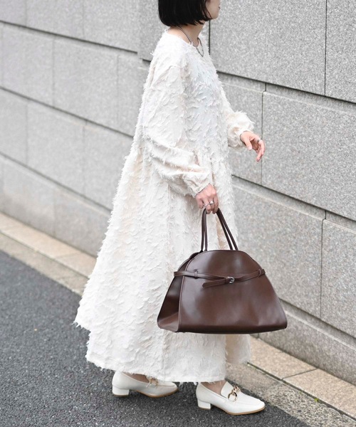 Keepsake クレープボートネックベルスリーブドレスワンピースサイドベンツ szp336_1.jpg