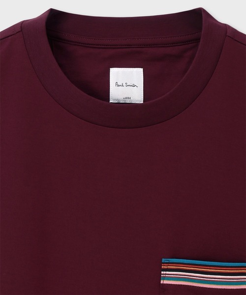 Paul Smith tシャツ シグネチャーストライプポケット 半袖