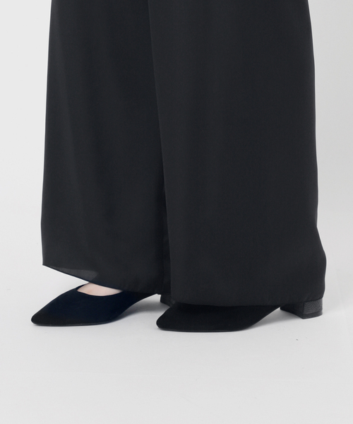 IENA パンツ サテンイージーパンツ レディース : ZOZOTOWN Yahoo