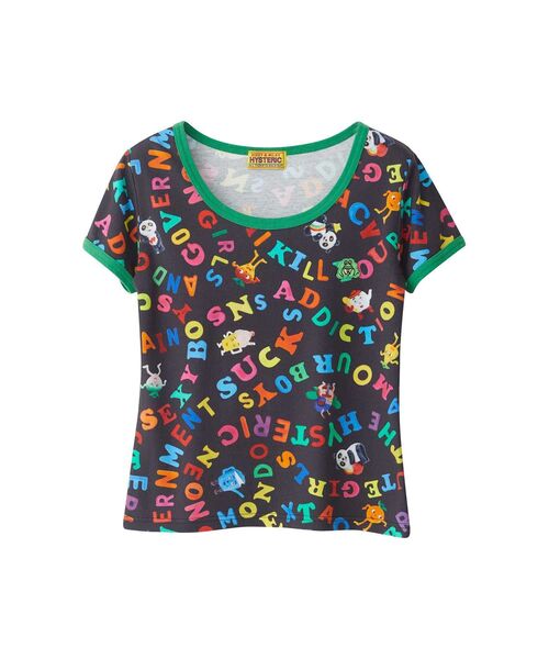 【状態良好❗️】00's HYSTERIC GLAMOUR 総柄 チビT ニット 状態良好❗️】00's HYSTERIC GLAMOUR 総柄 チビT ニット トップス